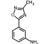 CAS#: 76629-35-1, 3-(3-Methyl-1,2,4-oxadiazol-5-yl)aniline