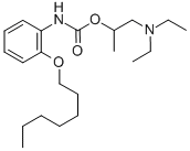 CAS#: 76629-87-3, 1-Diethylaminopropan-2-Yl N-(2-Heptoxyphenyl)Carbamate