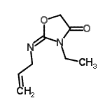 CAS#: 766515-27-9, (2E)-2-(Allylimino)-3-ethyl-1,3-oxazolidin-4-one