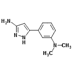 CAS#: 766519-87-3, 5-[3-(Dimethylamino)phenyl]-1H-pyrazol-3-amine