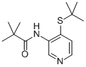 CAS 登录号：766557-58-8， N-(4-叔丁基巯基-吡啶-3-基)-2,2-二甲基-丙酰胺