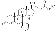 CAS#: 76676-34-1, (7A,17A)-17-Hydroxy-3-Oxo-7-Propylpregn-4-Ene-21-Carboxylic Acid Potassium Salt