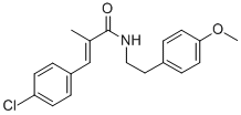 CAS#: 76691-25-3, (E)-3-(4-Chlorophenyl)-N-[2-(4-Methoxyphenyl)Ethyl]-2-Methylprop-2-Enamide
