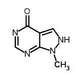 CAS#: 767237-00-3, 1-Methyl-1,2-dihydro-4H-pyrazolo[3,4-d]pyrimidin-4-one