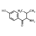 CAS#: 767256-98-4, 2-Amino-1-(4-hydroxyphenyl)-3-methyl-1-butanone