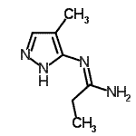 CAS#: 767259-77-8, (1E)-N'-(4-Methyl-1H-pyrazol-5-yl)propanimidamide