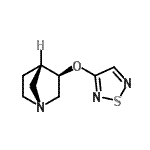 CAS#: 767265-59-8, (3R,4S)-3-(1,2,5-Thiadiazol-3-yloxy)-1-azabicyclo[2.2.1]heptane