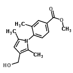 CAS#: 767293-92-5, Methyl 4-[3-(hydroxymethyl)-2,5-dimethyl-1H-pyrrol-1-yl]-3-methylbenzoate