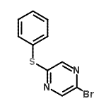 CAS#: 767342-33-6, 2-Bromo-5-(phenylsulfanyl)pyrazine