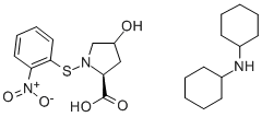 CAS#: 7675-54-9, N-O-Nitrophenylsulfenyl-L-Hydroxyproline Di(Cyclohexyl)Ammonium Salt