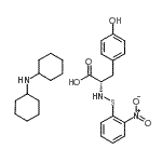 CAS#: 7675-56-1, N-[(2-Nitrophenyl)sulfanyl]-L-tyrosine - N-cyclohexylcyclohexanamine (1:1)