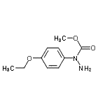 CAS 登录号：767605-38-9， 甲基1-(4-乙氧基苯基)肼羧酸酯