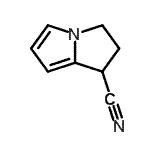 CAS#: 76786-72-6, 2,3-Dihydro-1H-pyrrolizine-1-carbonitrile