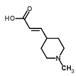 CAS 登录号：768370-97-4， (E)-3-(1-甲基-4-哌啶基)丙-2-烯酸