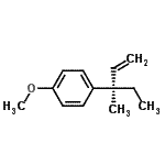 CAS 登录号：768392-53-6， 1-甲氧基-4-[(3R)-3-甲基-1-戊烯-3-基]苯