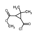 CAS#: 76842-28-9, Methyl 3-(chlorocarbonyl)-2,2-dimethylcyclopropanecarboxylate