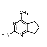 CAS#: 76881-49-7, 4-Methyl-6,7-dihydro-5H-cyclopenta[d]pyrimidin-2-amine