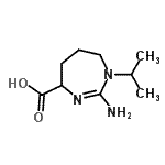 CAS#: 769056-68-0, 2-Amino-1-isopropyl-4,5,6,7-tetrahydro-1H-1,3-diazepine-4-carboxylic acid