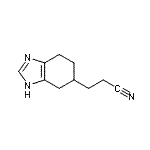 CAS#: 769110-97-6, 3-(4,5,6,7-Tetrahydro-1H-benzimidazol-5-yl)propanenitrile