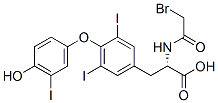 CAS 登录号：76970-94-0， (2S)-2-[(2-溴乙酰基)氨基]-3-[4-(4-羟基-3-碘苯氧基)-3,5-二碘苯基]丙酸