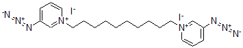CAS#: 76986-86-2, 3-Azido-1-[10-(3-Azidopyridin-1-Ium-1-Yl)Decyl]Pyridin-1-Ium Diiodide