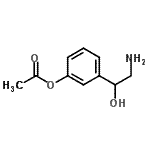 CAS#: 769873-06-5, 3-(2-Amino-1-hydroxyethyl)phenyl acetate