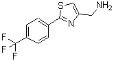 CAS 登录号：769920-90-3， [2-[4-(三氟甲基)苯基]-1,3-噻唑-4-基]甲胺
