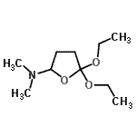 CAS#: 76996-97-9, 5,5-Diethoxy-N,N-dimethyltetrahydro-2-furanamine