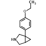 CAS 登录号：77062-88-5， 1-(4-乙氧基苯基)-3-氮杂双环[3.1.0]己烷