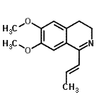 CAS#: 770661-64-8, 6,7-Dimethoxy-1-[(1E)-1-propen-1-yl]-3,4-dihydroisoquinoline