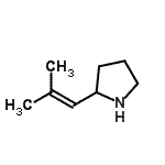 CAS#: 770735-40-5, 2-(2-Methyl-1-propen-1-yl)pyrrolidine