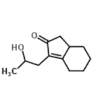 CAS 登录号：770735-87-0， 3-(2-羟基丙基)-1,4,5,6,7,7a-六氢-2H-茚-2-酮