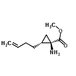 CAS 登录号：770742-52-4， 甲基(1R,2R)-1-氨基-2-(3-丁烯-1-基)环丙烷羧酸酯