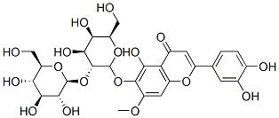 CAS#: 77139-23-2, 6-[(2S,3R,4S,5S,6R)-4,5-Dihydroxy-6-(Hydroxymethyl)-3-[(2S,3R,4S,5R,6R)-3,4,5-Trihydroxy-6-(Hydroxymethyl)Oxan-2-Yl]Oxyoxan-2-Yl]Oxy-2-(3,4-Dihydroxyphenyl)-5-Hydroxy-7-Methoxychromen-4-One