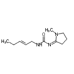CAS#: 771432-09-8, 1-[(2Z)-1-Methyl-2-pyrrolidinylidene]-3-[(2E)-2-penten-1-yl]urea