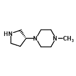 CAS#: 771438-38-1, 1-Methyl-4-[(3R)-3-pyrrolidinyl]piperazine