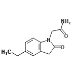 CAS 登录号：771532-17-3， 2-(5-乙基-2-氧代-2,3-二氢-1H-吲哚-1-基)乙酰胺