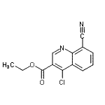 CAS#: 77173-67-2, Ethyl 4-chloro-8-cyano-3-quinolinecarboxylate