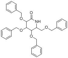 CAS#: 77174-08-4, 5-Amino-2,3,4,6-tetra-O-benzyl-5-deoxy-D-glucono-1,5-lactam