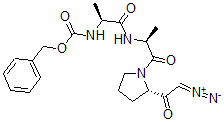 CAS 登录号：77180-12-2， (Z)-2-偶氮基-1-[(2S)-1-[(2S)-2-[[(2S)-2-(苯基甲氧羰基氨基)丙酰]氨基]丙酰]吡咯烷-2-基]乙烯醇
