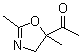 CAS 登录号：77219-13-7， 1-(2,5-二甲基-4,5-二氢-1,3-恶唑-5-基)乙酮
