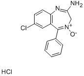 CAS 登录号:7722-15-8, 7-氯-5-苯基-3H-1,4-苯并二氮杂卓-2-胺 4-氧化物