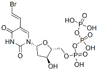 CAS#: 77222-61-8, [(2R,3S,5R)-5-[5-[(E)-2-Bromoethenyl]-2,4-Dioxopyrimidin-1-Yl]-3-Hydroxyoxolan-2-Yl]Methyl (Hydroxy-Phosphonooxyphosphoryl) Hydrogen Phosphate