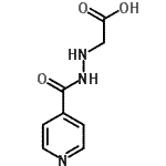 CAS#: 7723-34-4, (2-Isonicotinoylhydrazino)acetic acid