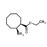 CAS 登录号：772330-11-7， 乙基(1R,2S)-2-氨基环辛烷羧酸酯