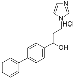 CAS 登录号:77234-88-9, 3-咪唑-1-鎓-1-基-1-(4-苯基苯基)丙-1-醇氯化物