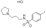 CAS 登录号：77283-50-2， 4-碘-N-(3-吡咯烷-1-基-丙基)-苯磺酰胺盐酸盐