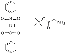 CAS 登录号：77284-30-1， 甘氨酸叔丁酯二苯磺酰亚胺盐