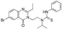 CAS#: 77301-15-6, 1-[2-(6-Bromo-2-Ethyl-4-Oxoquinazolin-3-Yl)Ethyl]-3-Phenyl-1-Propan-2-Ylthiourea