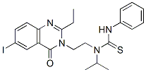CAS#: 77301-17-8, 1-[2-(2-Ethyl-6-Iodo-4-Oxoquinazolin-3-Yl)Ethyl]-3-Phenyl-1-Propan-2-Ylthiourea